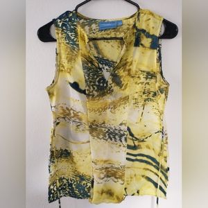 Drawstring-Waist Sleeveless Top